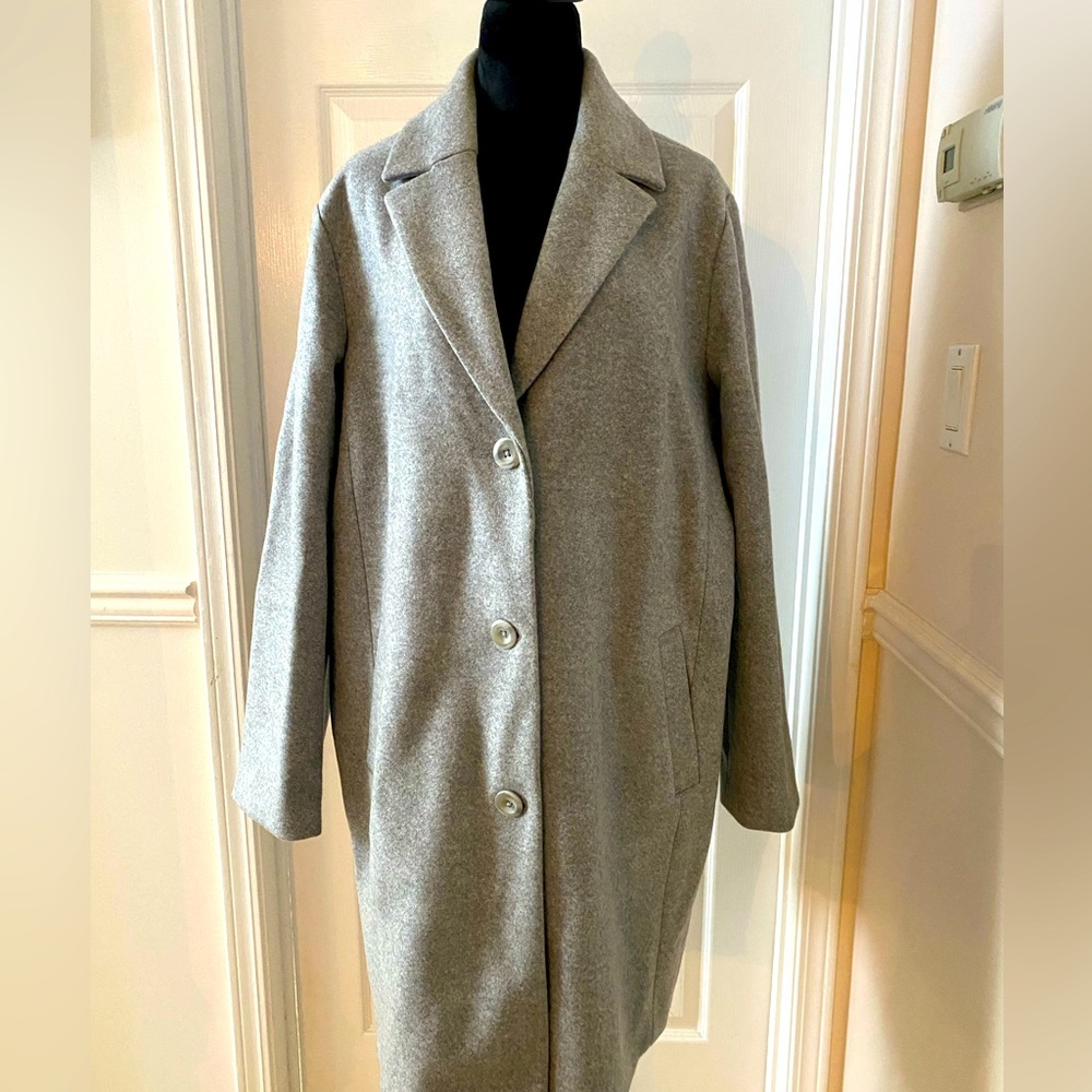 Grey Peacoat